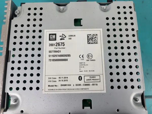 Opel Corsa E Radio CD OEM 39012675 - Gebraucht image 4