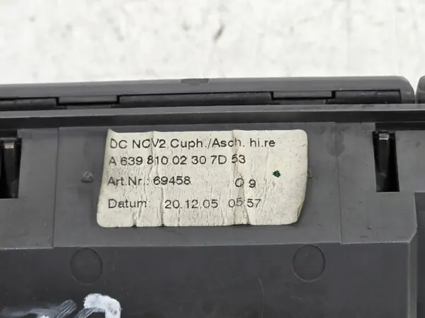 OEM A6398100230 Mukiteline Tuhkakuppi Vasen Taka image 8