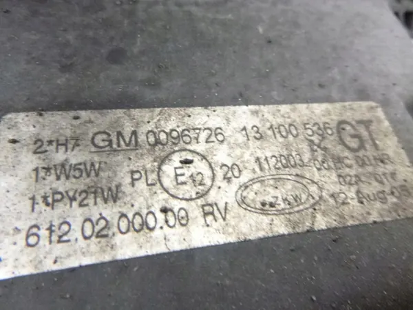 Oikea Etuvalaisin Opel Corsa C Lift EU Org image 6