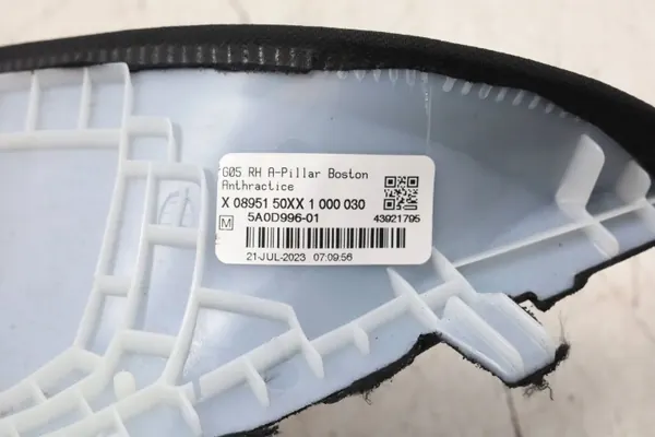 A-pilarin kansi oikea etu BMW X5 G05 OEM 5A0D992MWGK image 3