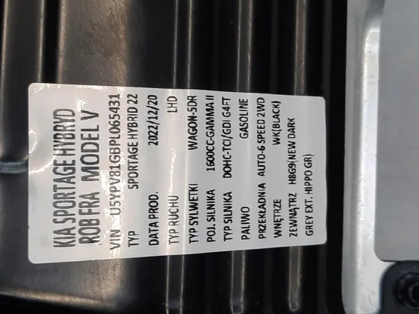 Begagnat Kia OE batteri OEM 37501CJ000 för Sportage V image 4
