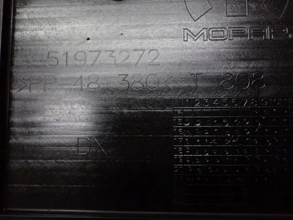 Plaque de protection châssis droit OEM 51973272 Fiat Doblo II image 4