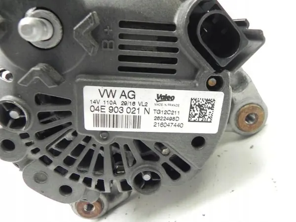 Alternaattori ŠKODA RAPID 1.2 TSI 2016 OEM 04E903021N image 3