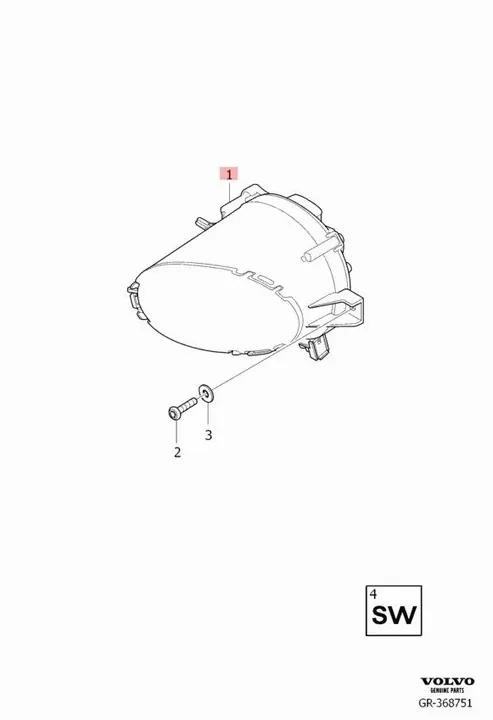 FARO HALÓGENO DIREITO VOLVO C30 S40 C70 V50 XC70 image 2
