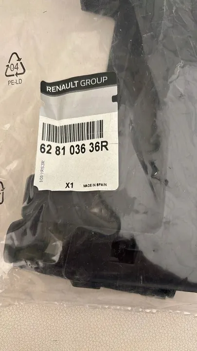 Conjunto de suportes de para-choque dianteiro 3 peças Renault Captur 17+ OEM image 2