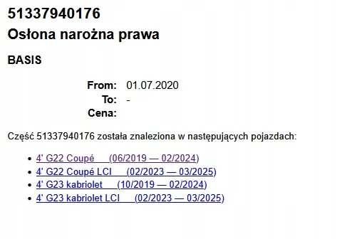 OEM 7940176 Rechter Harman Kardon Luidsprekerkap image 5
