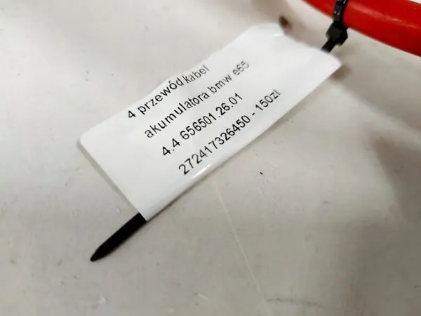 BMW Accukabel OEM 656501.26.01 voor 7-serie E65 image 7