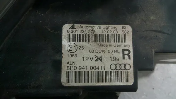 Faros Derecho Audi A3 8P 8P0941004R Xenon image 2