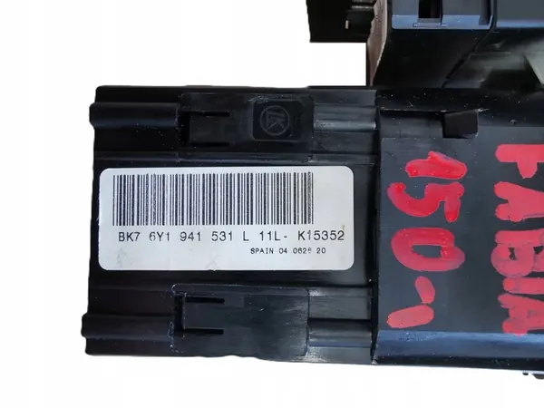 Lichtschakelaar SKODA FABIA I 6Y1941531L image 3