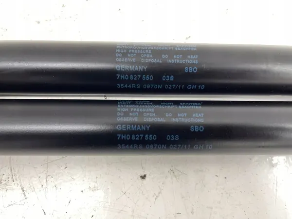 VW T5 T6 Bakluckgasdämpare 7H0827550 Set om 2 image 2