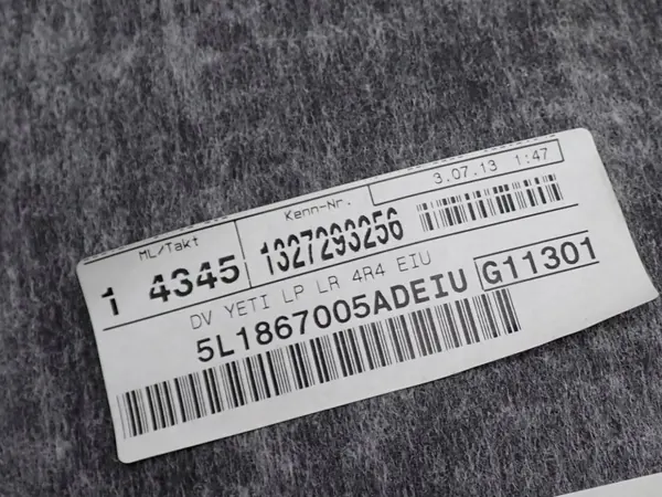 Panneau Porte Avant Gauche OEM 5L1867011 Skoda Yeti image 6