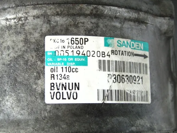 Compresseur de Climatisation Volvo XC60 XC70 V70 S80 2.4D image 5
