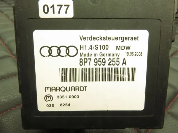 Módulo controle teto solar Audi OEM 8P7959255A image 4
