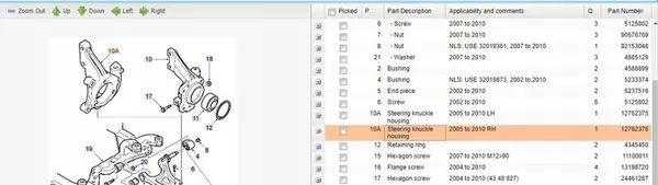 Saab 9-5 Estate Mozzo Ruota Anteriore 5392493 image 6