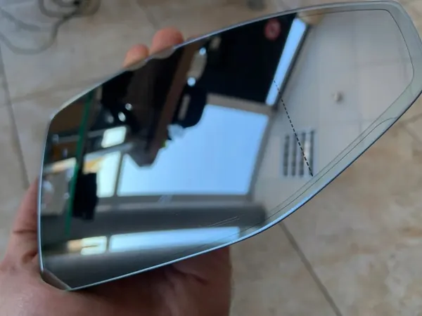 Getöntes sphärisches Spiegelglas OEM 4N0857536E rechts image 5