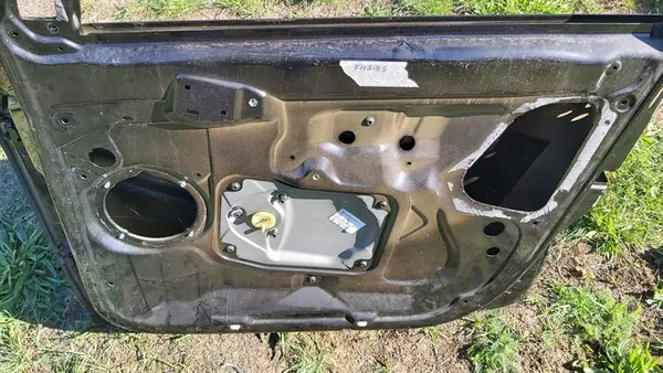 Komplett högra framsidan dörr Skoda FABIA II HB 5D silver image 2