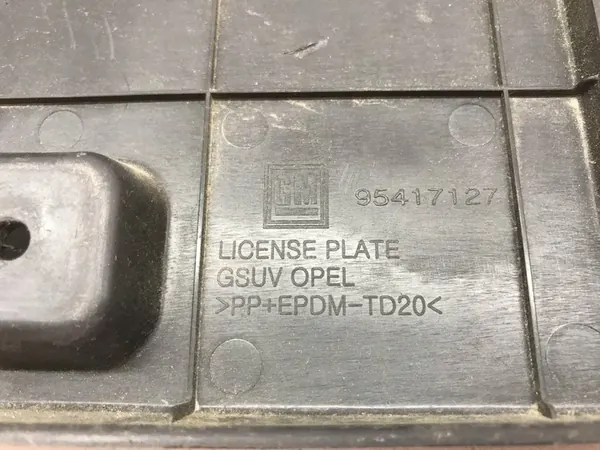 Soporte de matrícula Opel Mokka 95417127 image 7