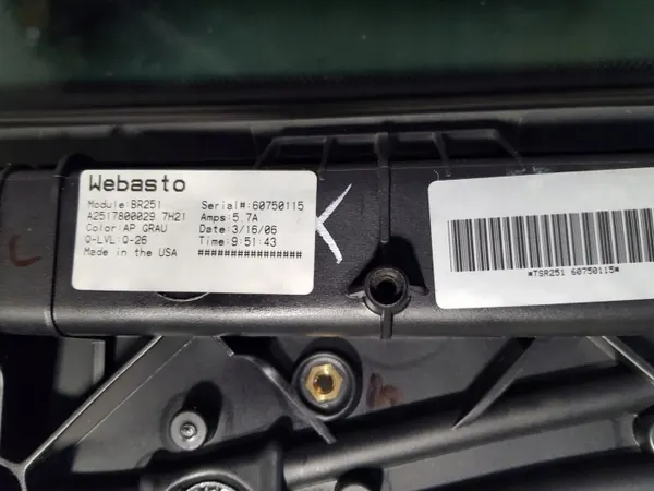 Techo solar OEM A2517800029 para Mercedes W251 Clase R image 9