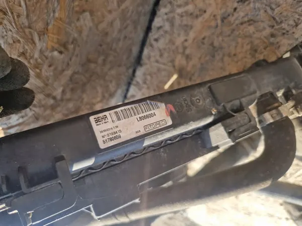 Conjunto de radiador de agua de aire acondicionado para Fiorino Bipper Nemo image 5