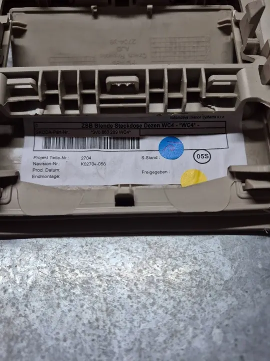 Túnel Central Climatronic OEM 3V0863289 image 6