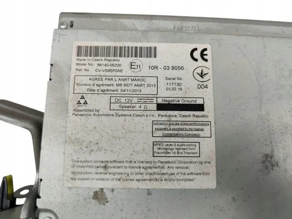 Radio GPS Navi Toyota Avensis T27 OEM 86140-05200 image 7