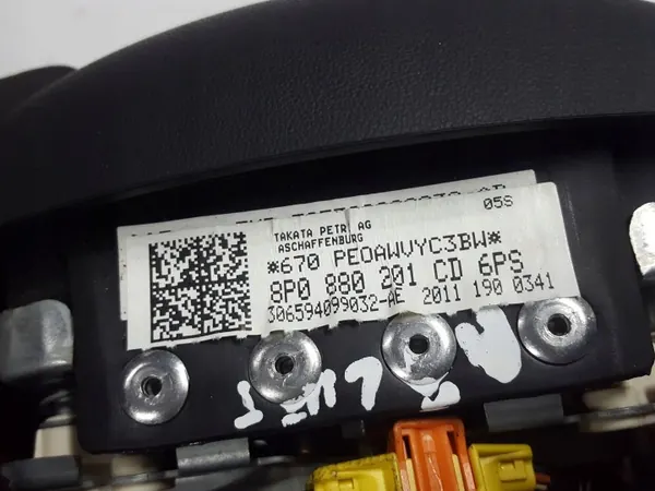 Airbag conductor Audi A3 8P OEM 8P0880201CD - Usado image 6