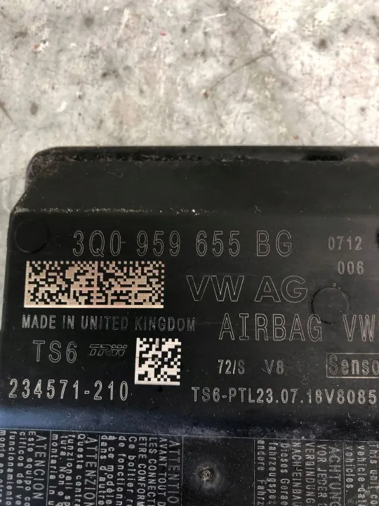 Module Capteur Airbag OEM 3Q0959655BGBILI - Occasion image 4