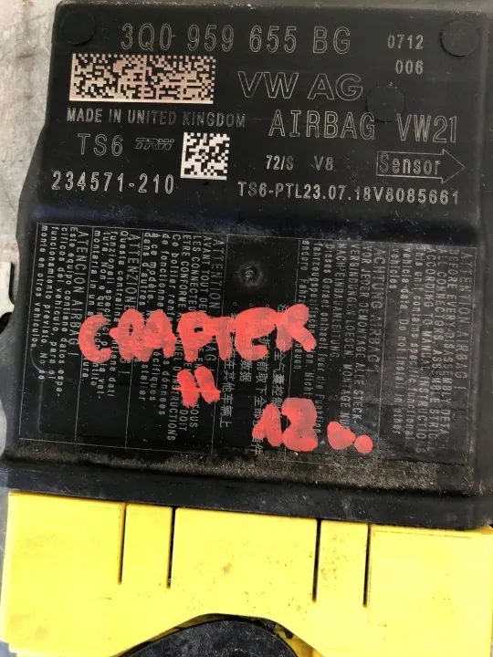 Module Capteur Airbag OEM 3Q0959655BGBILI - Occasion image 5