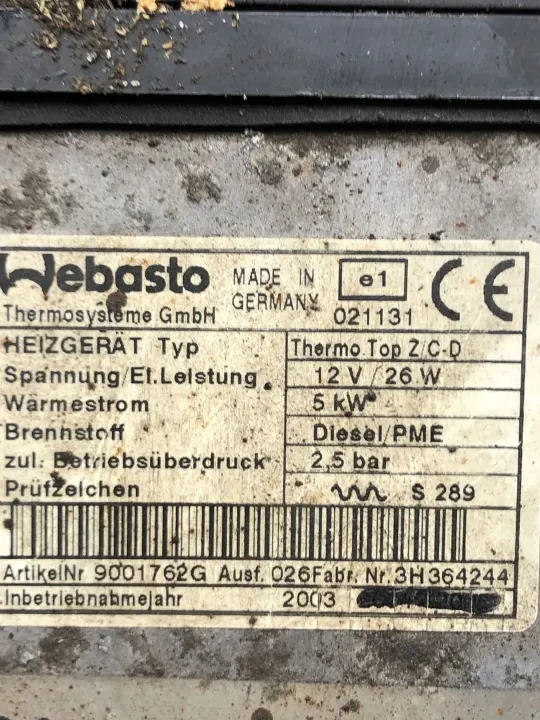 Webasto Audi A8 D3 3.0 TDI 4E0815069D image 4
