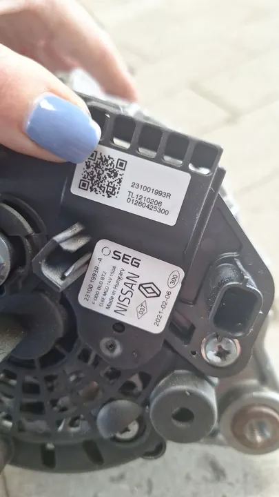 Vaihtovirtageneraattori Renault Kangoo IV 1.3 TCE 231001993R image 2