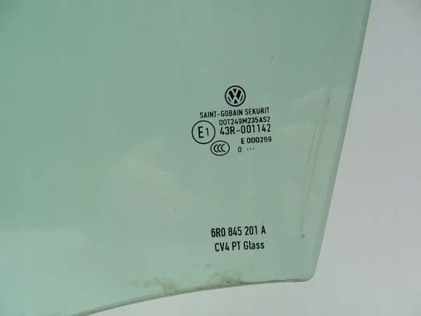 Vitre Portière Avant Gauche OEM 6R0845201A VW Polo V image 4