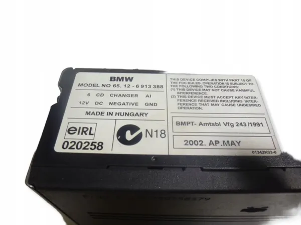 Changer CD BMW avec Magasin OEM 6913388 image 7