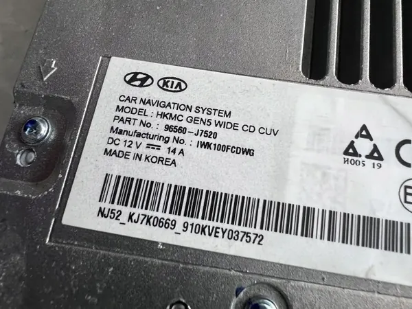 Écran Radio Navigation Kia Xceed OEM 96560-J7520 image 10