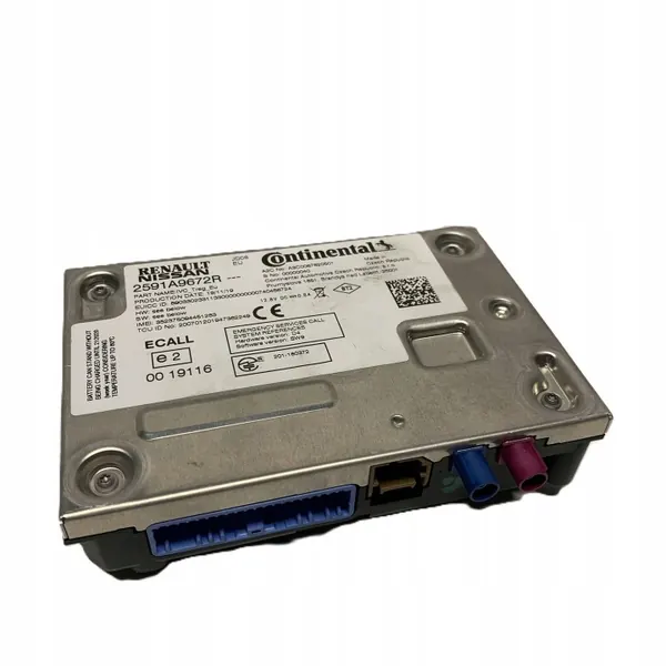 Renault eCall-modul OEM 2591A9672R - Begagnad image 2