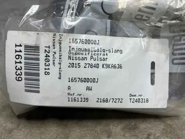 Luftslang Renault Clio 12- 1.5DCI OEM 1657600Q0J image 3