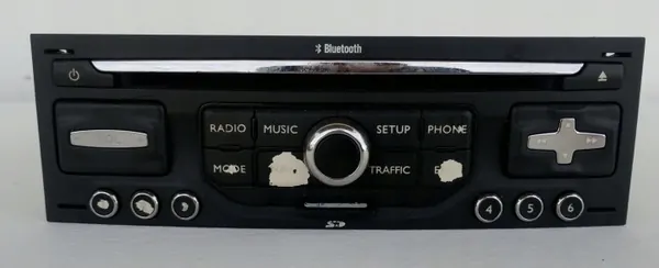 Rádio GPS Citroen OEM 96751717ZD - Usado image 3