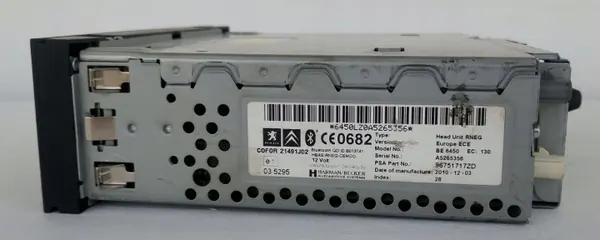 Rádio GPS Citroen OEM 96751717ZD - Usado image 7