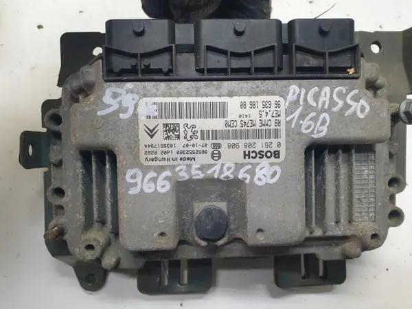 OEM 9663518680 ECU Motor Citroen Xsara Picasso 1.6 image 6
