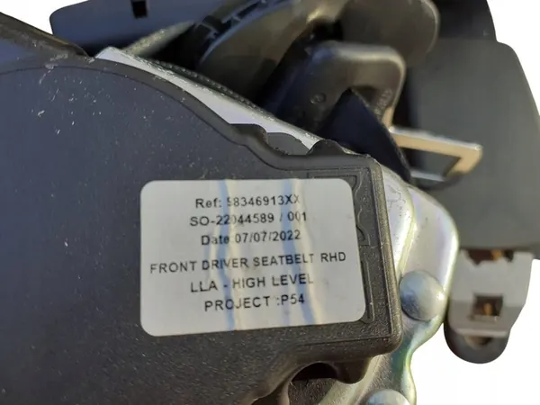 Seat Belts Front Rear Left Right Peugeot 408 P54 OEM image 2