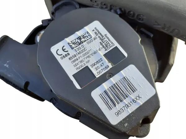 Seat Belts Front Rear Left Right Peugeot 408 P54 OEM image 5