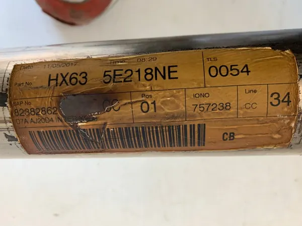 Jaguar XF II X260 2.0D Auspufftopf OEM HX63-5E218-NE image 3