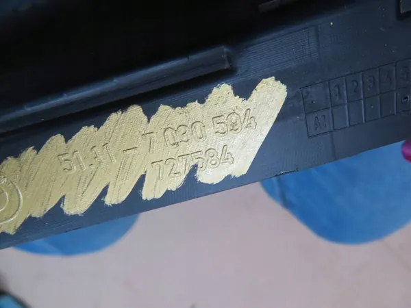 BMW OE 51117030594 griglia, paraurti image 9