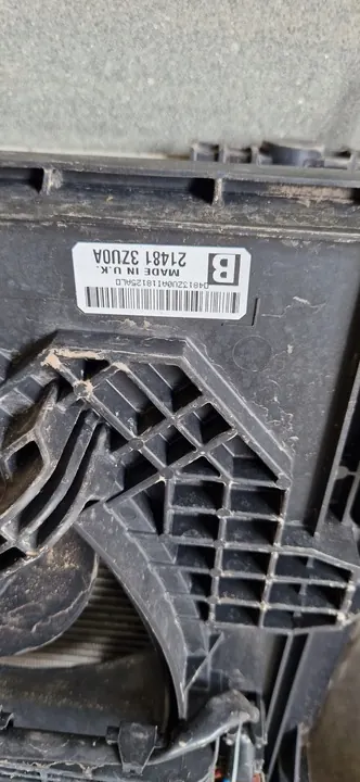 Nissan Juke F15 1.2 DIG-T Conjunto de Radiadores OEM image 4