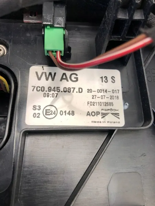 Kolmas jarruvalo kamera OEM 7C0945087D VW Crafter image 9