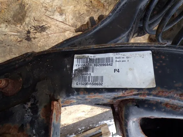 Achterbrugdrager OEM KOŁYSKA WÓZEK SANKI TYŁ voor Volvo V40 II image 8