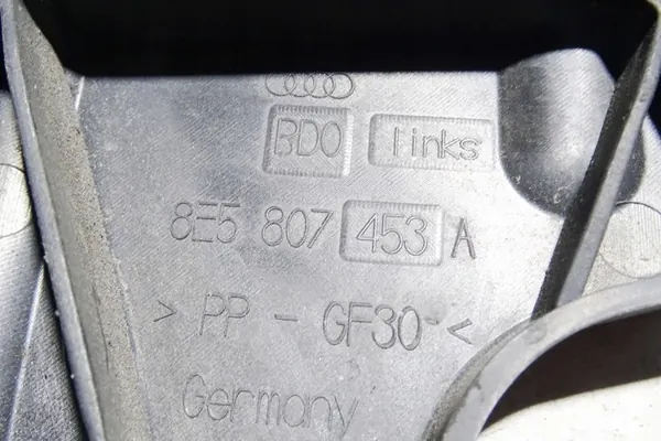 Deslizamento traseiro esquerdo AUDI A4 8E5807453A image 2