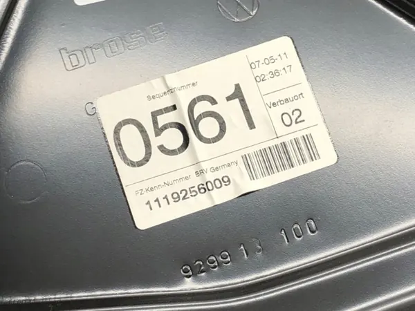 Régulateur de vitre arrière droit OEM LORK-992-294 image 4