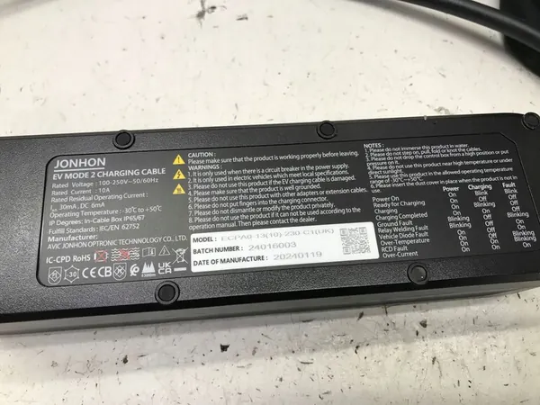 Cable de Carga BYD SEAL 2025 SC2EM2126040G image 4