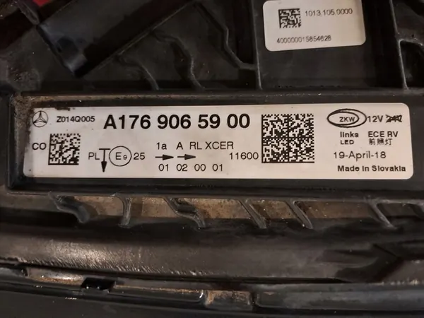 ETULAMPPU MERCEDES A-LUOKKA W176 FULL LED VASEN 15 image 6