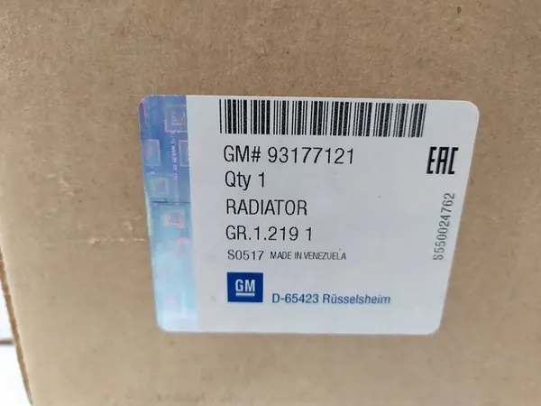 Radiador de agua Opel OE 93177121 image 4